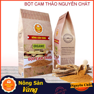 HCMBột Cam Thảo cao cấp 100gr giảm mụn trắng da - Nông Sản Vàng thumbnail
