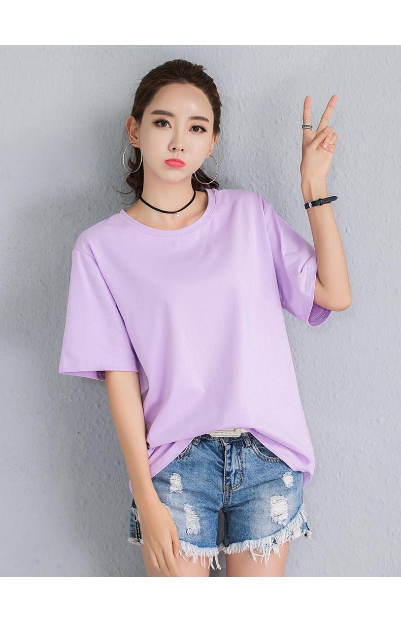 Áo thun nữ trơn thời trang nhiều màu