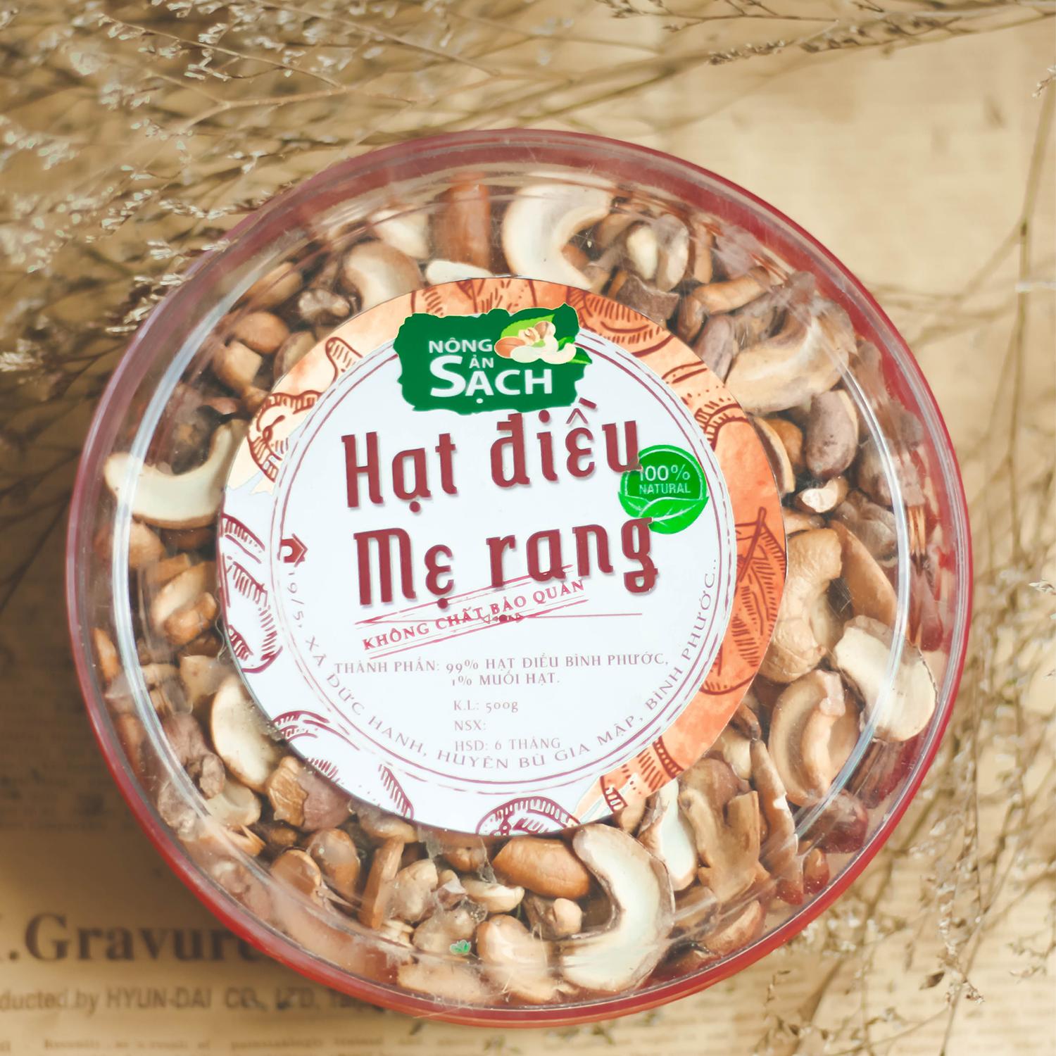 900g Hạt Điều Rang Muối Vỡ Đã Tách Vỏ