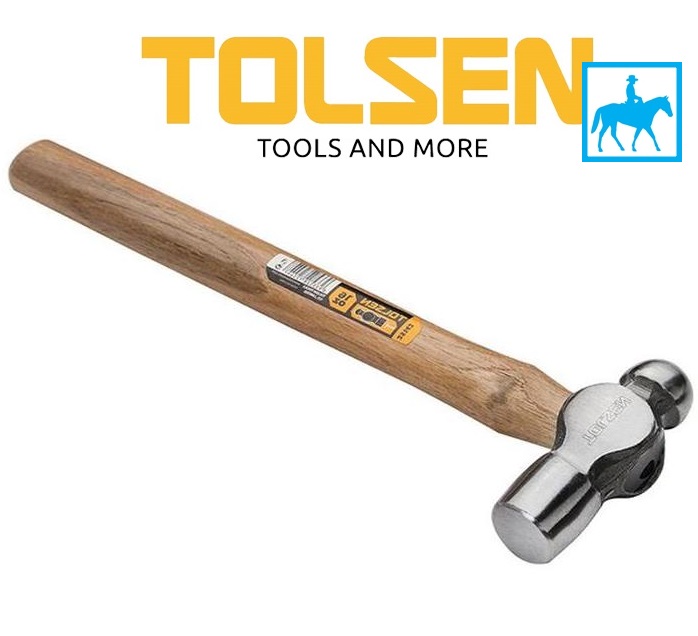 [HCM]Búa Đầu Tròn Đầu Bi Cán Gỗ TOLSEN 25142