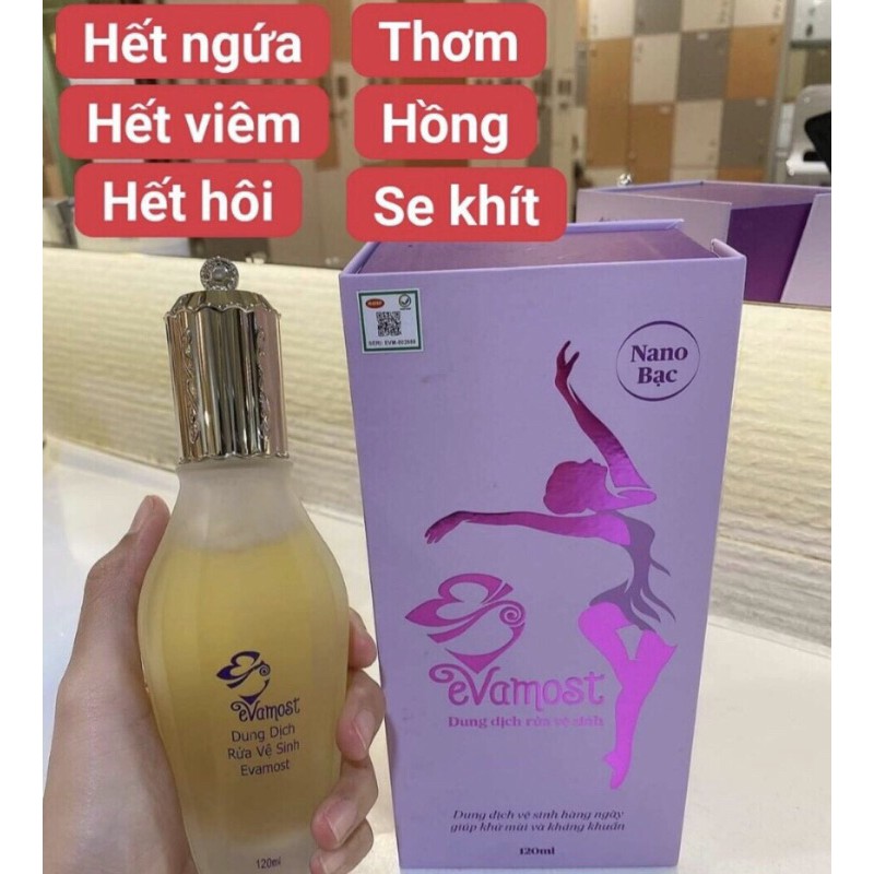 Dung Dịch Vệ Sinh EVAMOST Chai 120ml tem nguyên