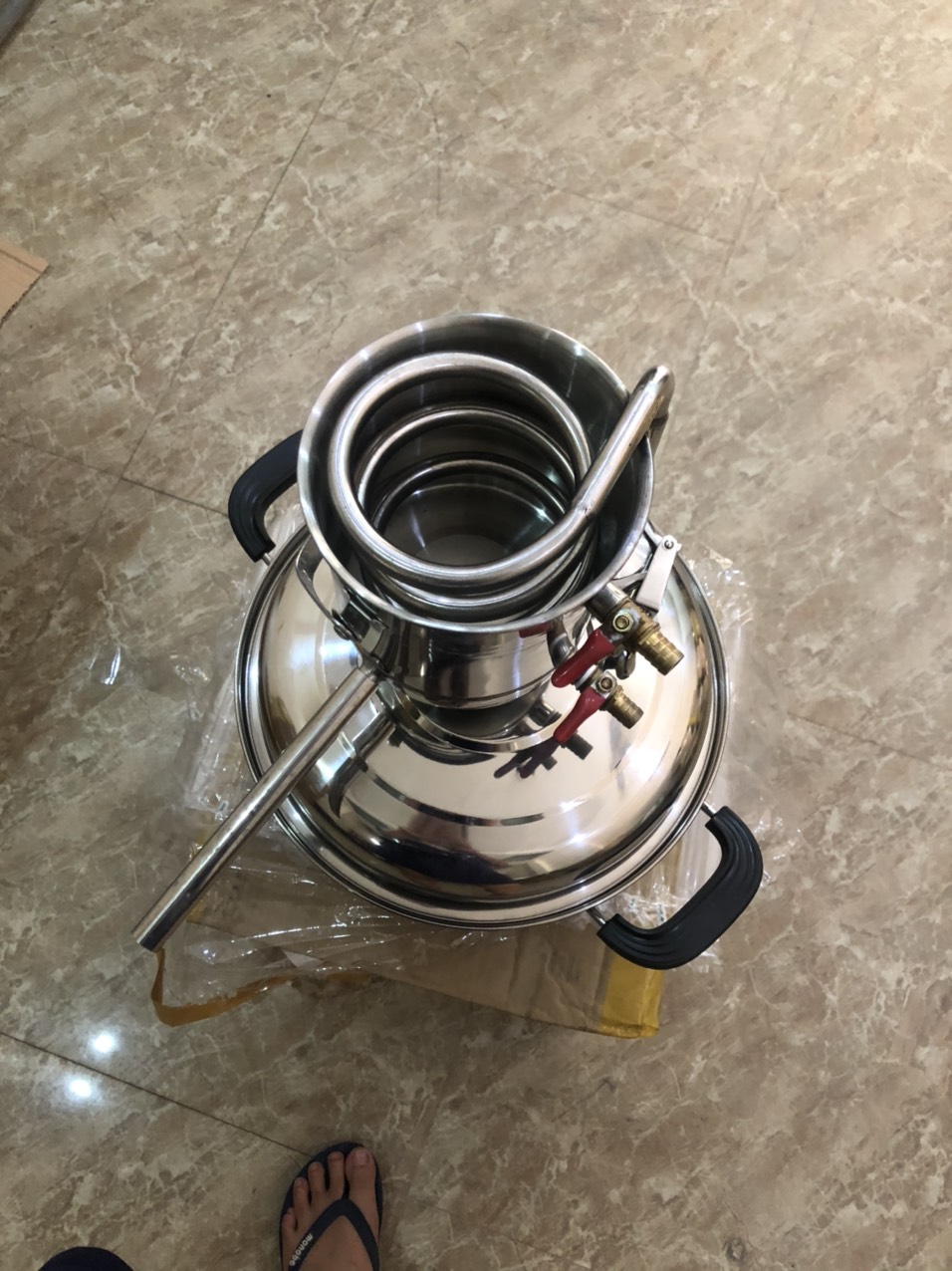 nồi chưng cất 10 lit-BH 12 THÁNG