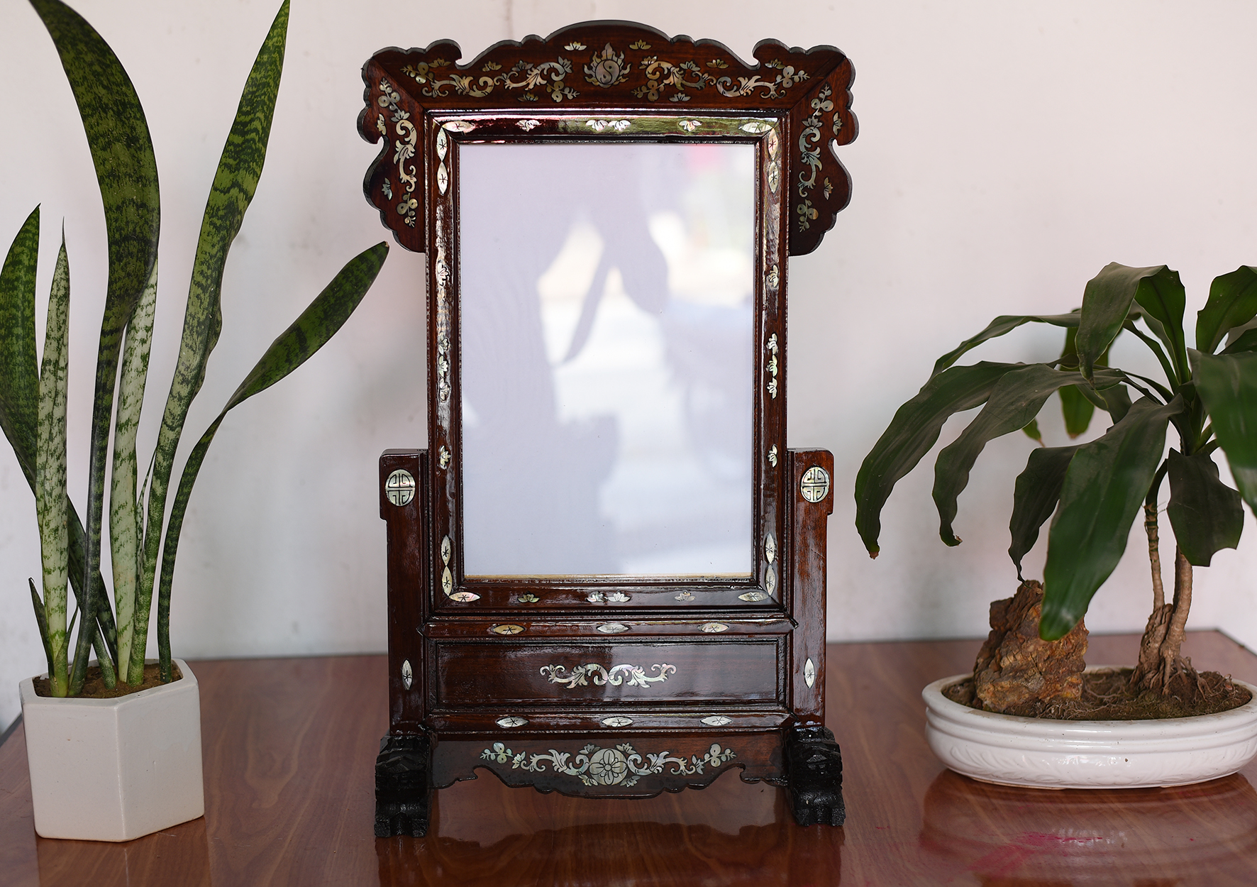 KHUNG ẢNH THỜ GỖ GÕ 20 + 30