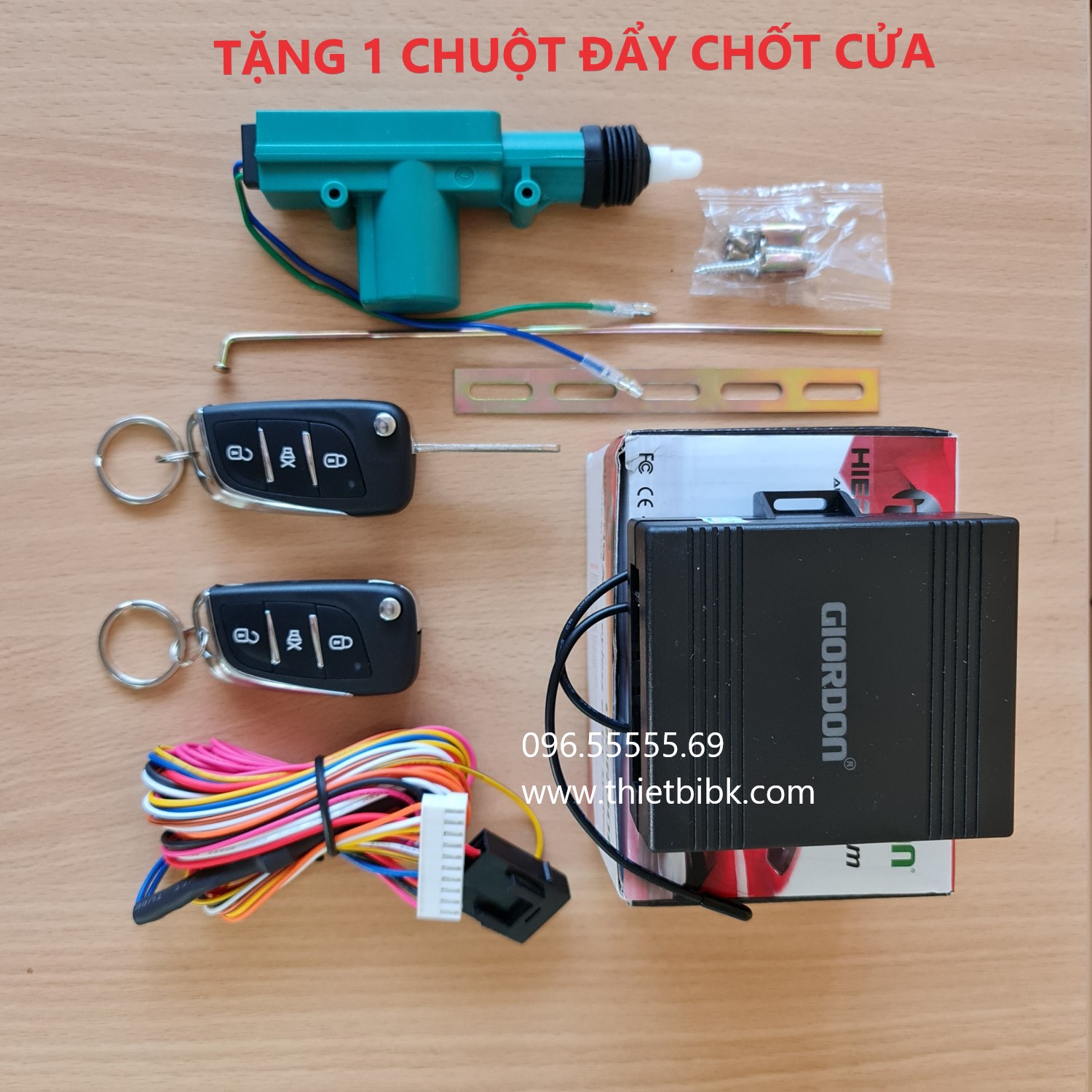 [TẶNG CHỐT CỬA Ô TÔ] Bộ điều khiển mở khóa xe ô tô 12V - Khóa cửa ô tô 12V G6213 - STORE BÁCH KHOA