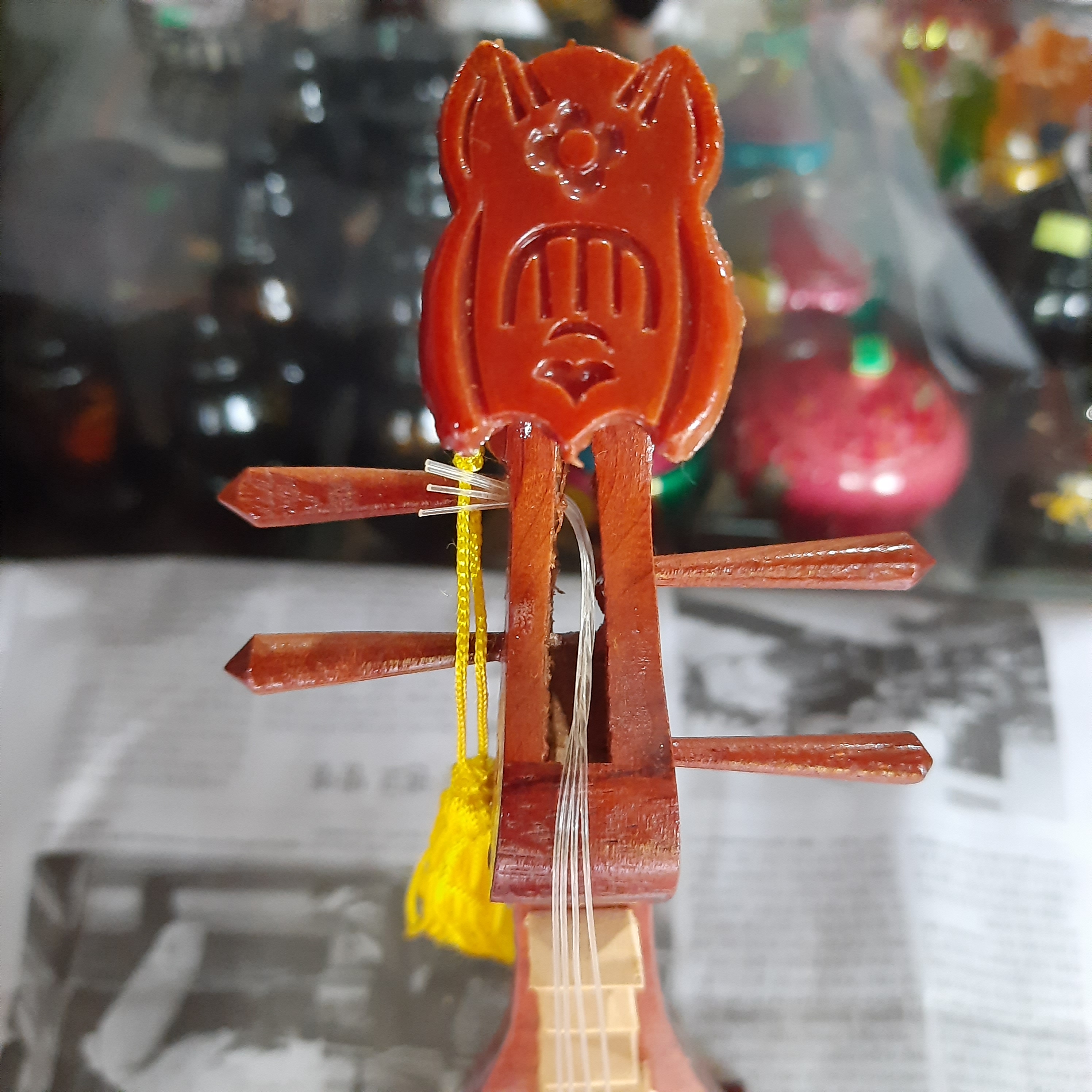 Đàn Tỳ Bà Mô Hình Gỗ - Trang Trí - Quà Tặng