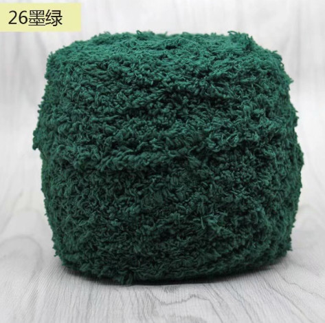 Len bông xù cuộn 100 gram đan túi DIY