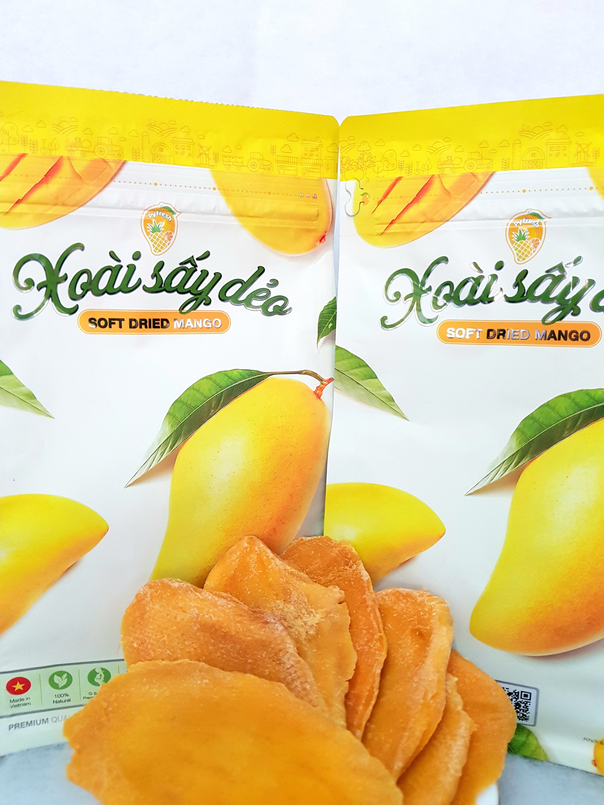 [HCM]Xoài sấy dẻo Py fresh 116g/ Py fresh soft dried mango 116g (Premium)