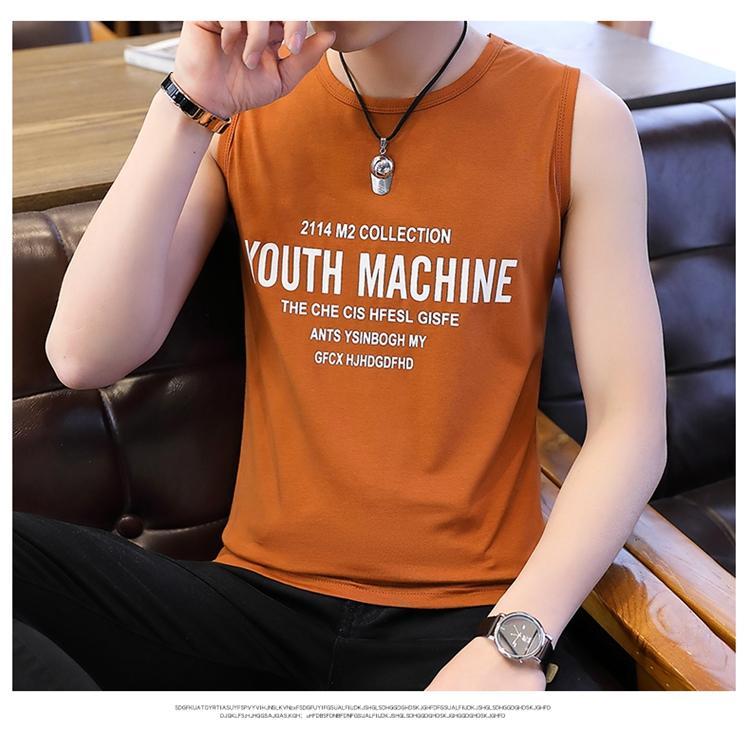 áo thun nam, áo thun ba lỗ nam, áo thun ba lỗ in hình YOUTH MACHINE nam mẫu mới siêu hot, vải dày siêu thoáng mát