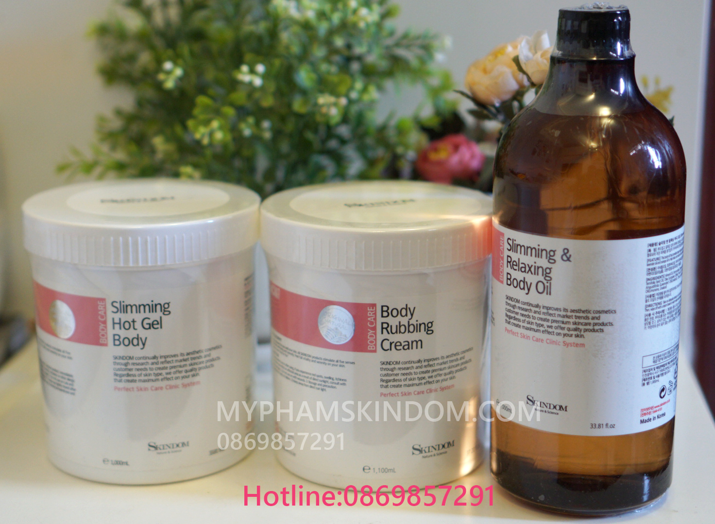 Bộ giảm béo chuẩn hàn skindom