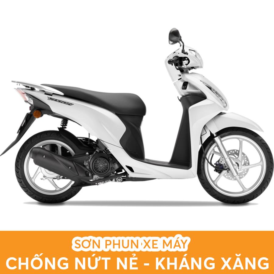 Sơn Samurai màu trắng ngọc trai Honda H196**