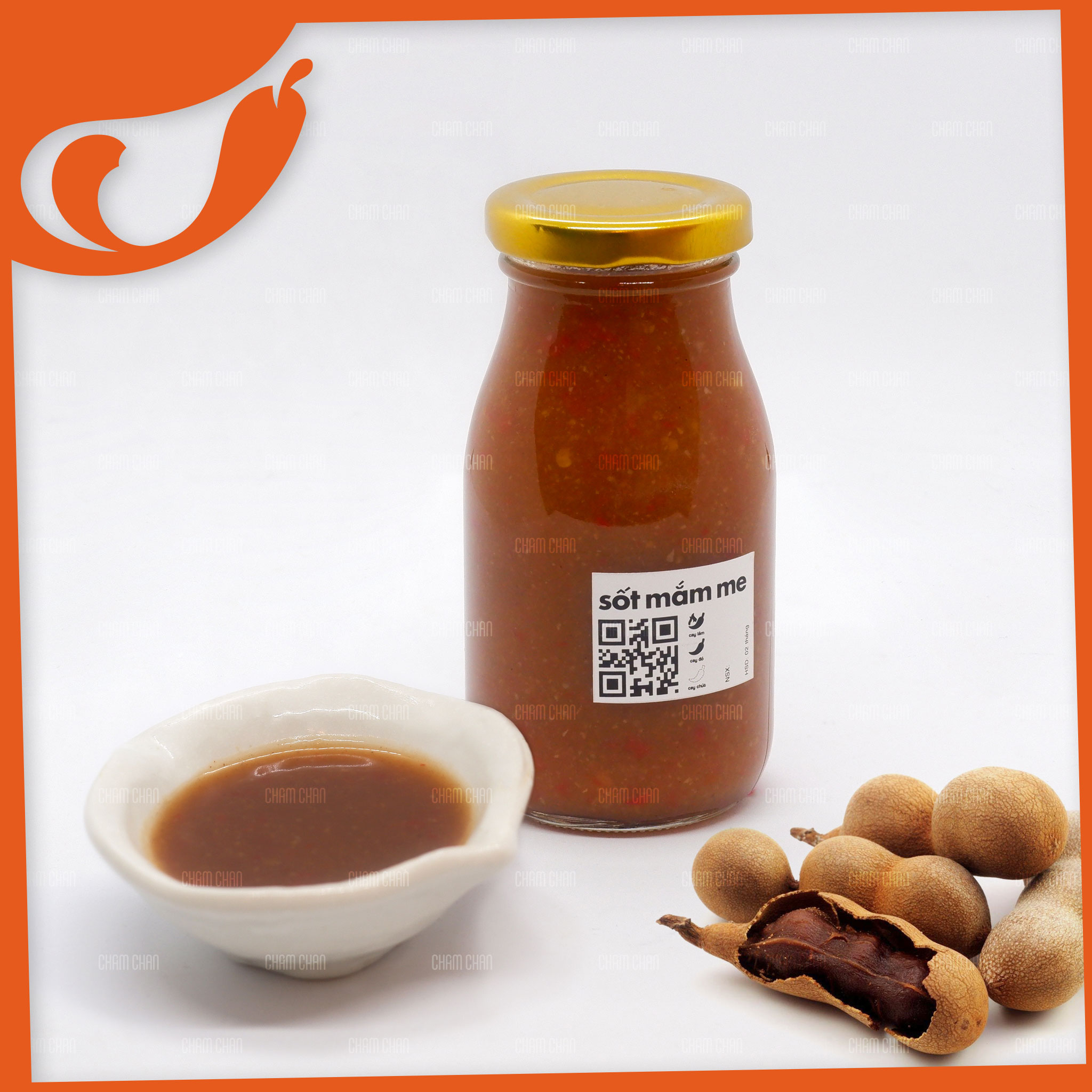 [HCM]Sốt Mắm Me Chấm Chan - Chai 200ml / Cay Đó