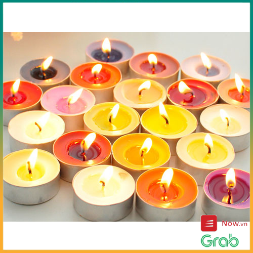 Nến thơm phòng tealight cháy 4h, Nến tealight 4h - Hàng Việt nam chất lượng cao