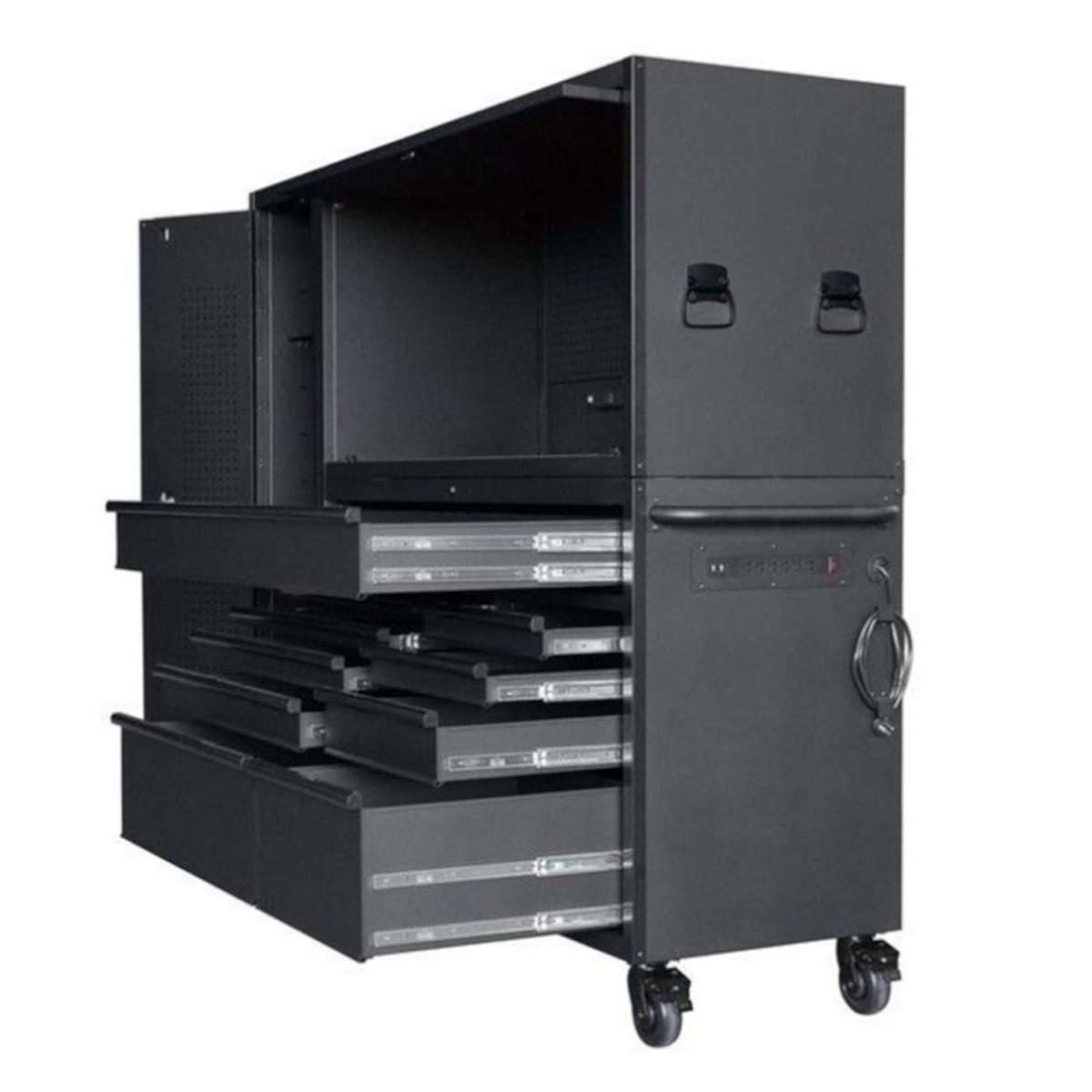 10 Drawer Tool Chest and Cabinet Combo Matte Black