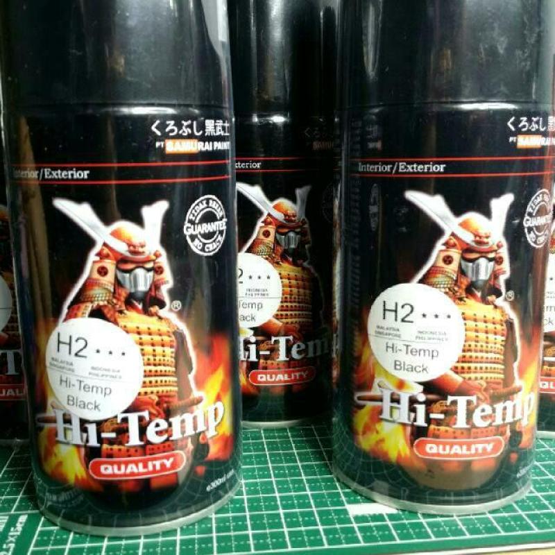 Chai sơn Samurai chịu nhiệt H2 màu đen dành cho pô xe máy