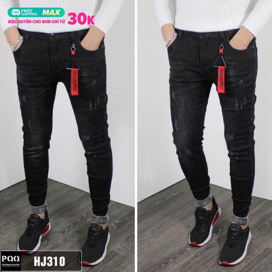 [HCM]QUẦN JEAN NAM CO GIÃN ĐEN XƯỚC NHẸ MẠNH MẼ CHUẨN MEN