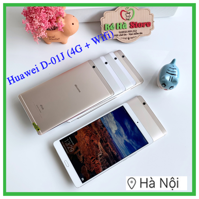 Máy tính bảng Huawei MediaPad M3 8.4inch (D-01J) Bản 4G + Wifi 16Gb - Đẹp Như Mới – Màn hình 2K/ ram 3G/ Vân tay/ LTE/ Loa Harman Kardon