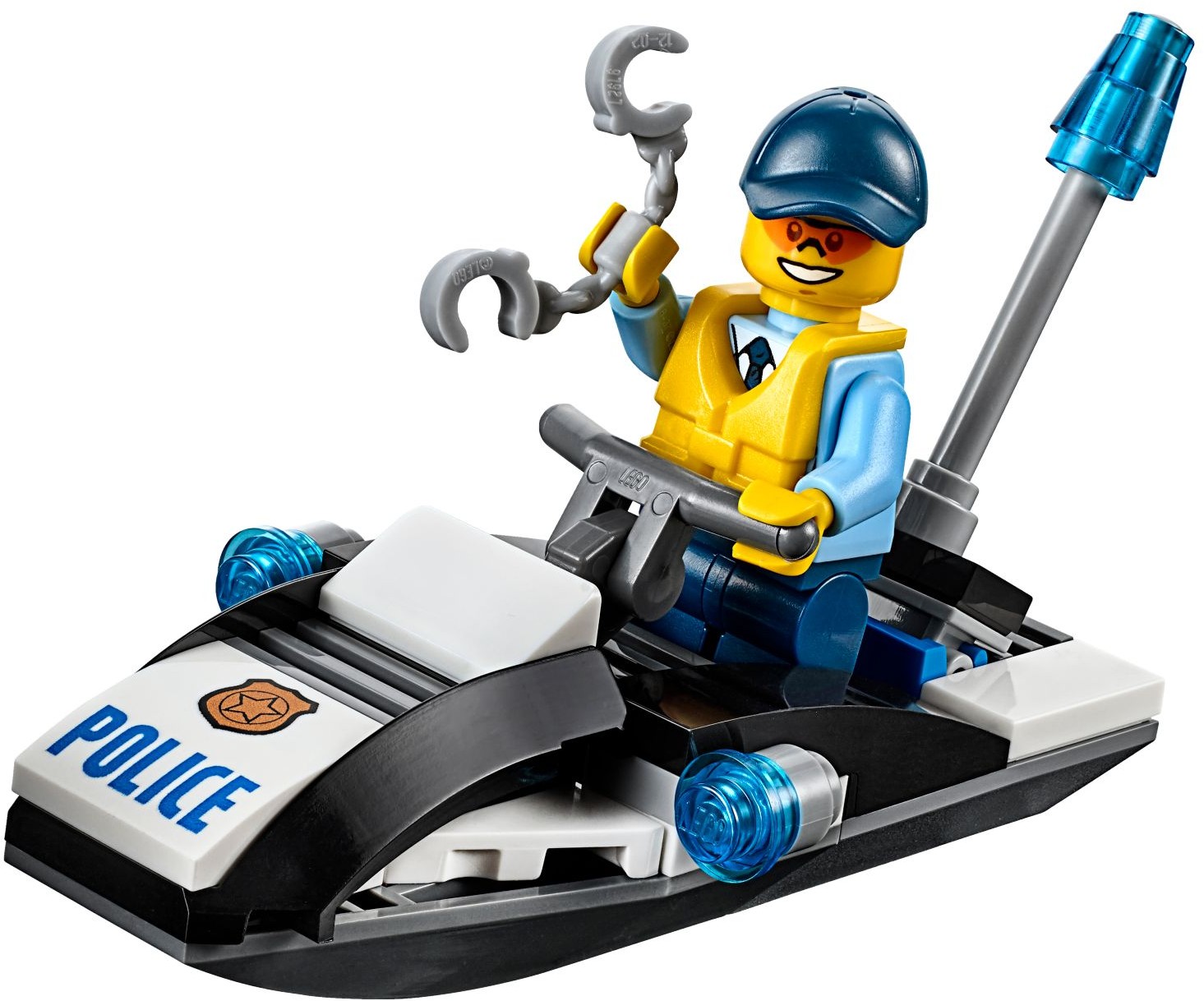 Đồ Chơi Lắp Ráp LEGO City 60126 Xuồng Cao Tốc Cảnh Sát Rượt Đuổi Tội Phạm, LEGO Đan Mạch