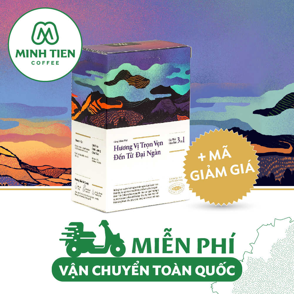 Cà phê hòa tan Coffilia  3in1 - Vị nhẹ 216g ( 18gx12 gói)