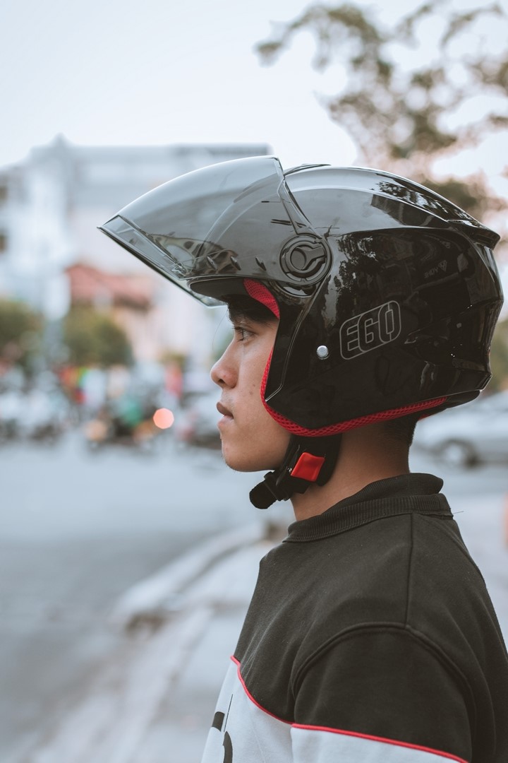 [CHÍNH HÃNG] MŨ BẢO HIỂM 3/4 EGO E-3 ĐEN BÓNG