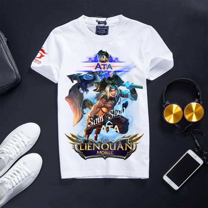 [Đủ size] Áo Liên Quân cotton màu trắng chất cực đẹp