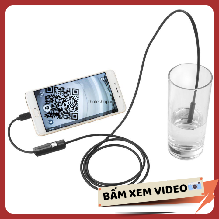 Camera nội soi - Camera nội soi cho Android 5.5mm dài 1m - Camera Nội Soi Android Micro USB IP67 Kiểm Tra, không thấm nước [RẺ VÔ ĐỊCH]