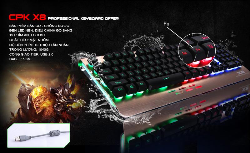 Bàn phím CoolerPlus CPK X8