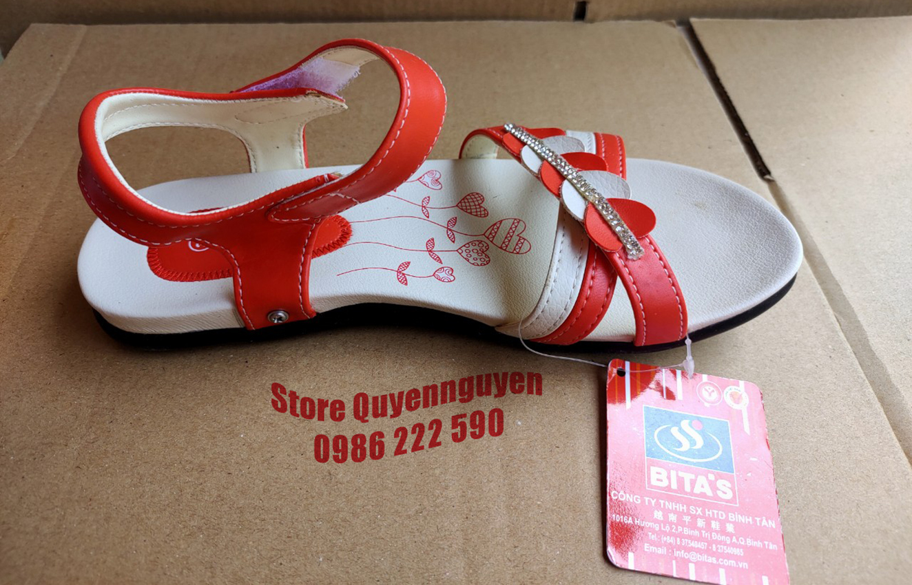 SANDAL BÉ GÁI BITAS - SOB227DOO
