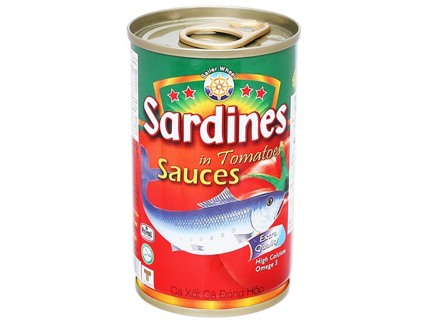 Cá trích sốt cà Sardines Sailer Wheel hộp 155g