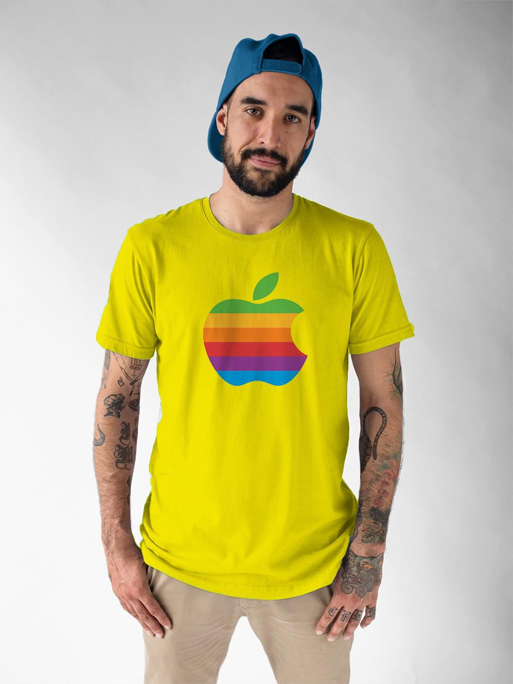 [HCM]Áo thun Unisex in hình Apple phong cách 1977