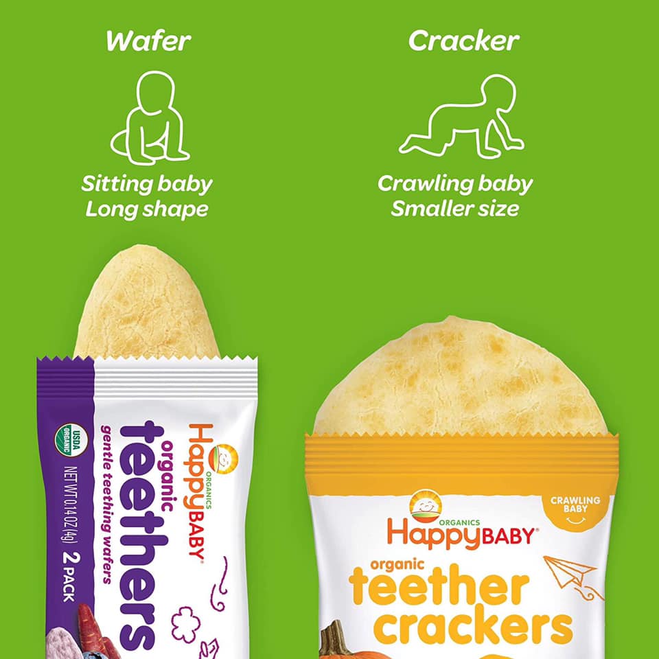 Bánh ăn dặm hữu cơ Organic Happy Baby Teethers
