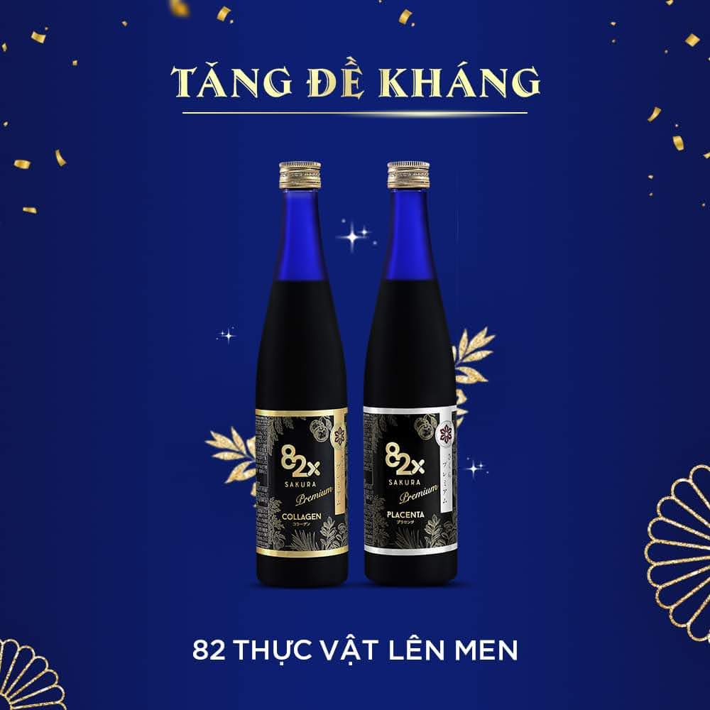 Nước uống 82X Placenta Sakura 2020