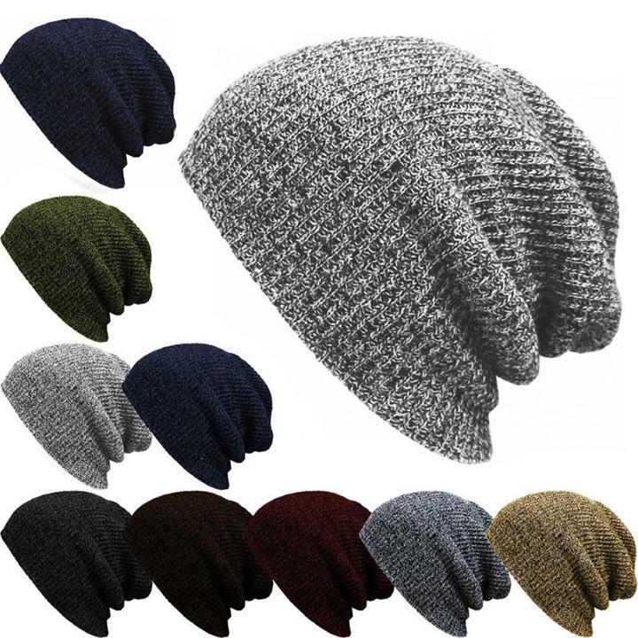 Mũ Len Beanie Cá Tính - Nón Len Trơn Hàn Quốc Thời Trang