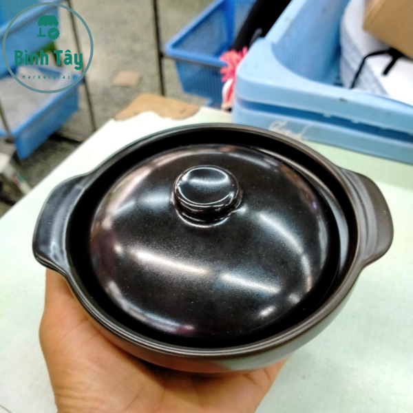 [HCM]Bộ nồi đất kho quẹt bằng đất đen BT-L019