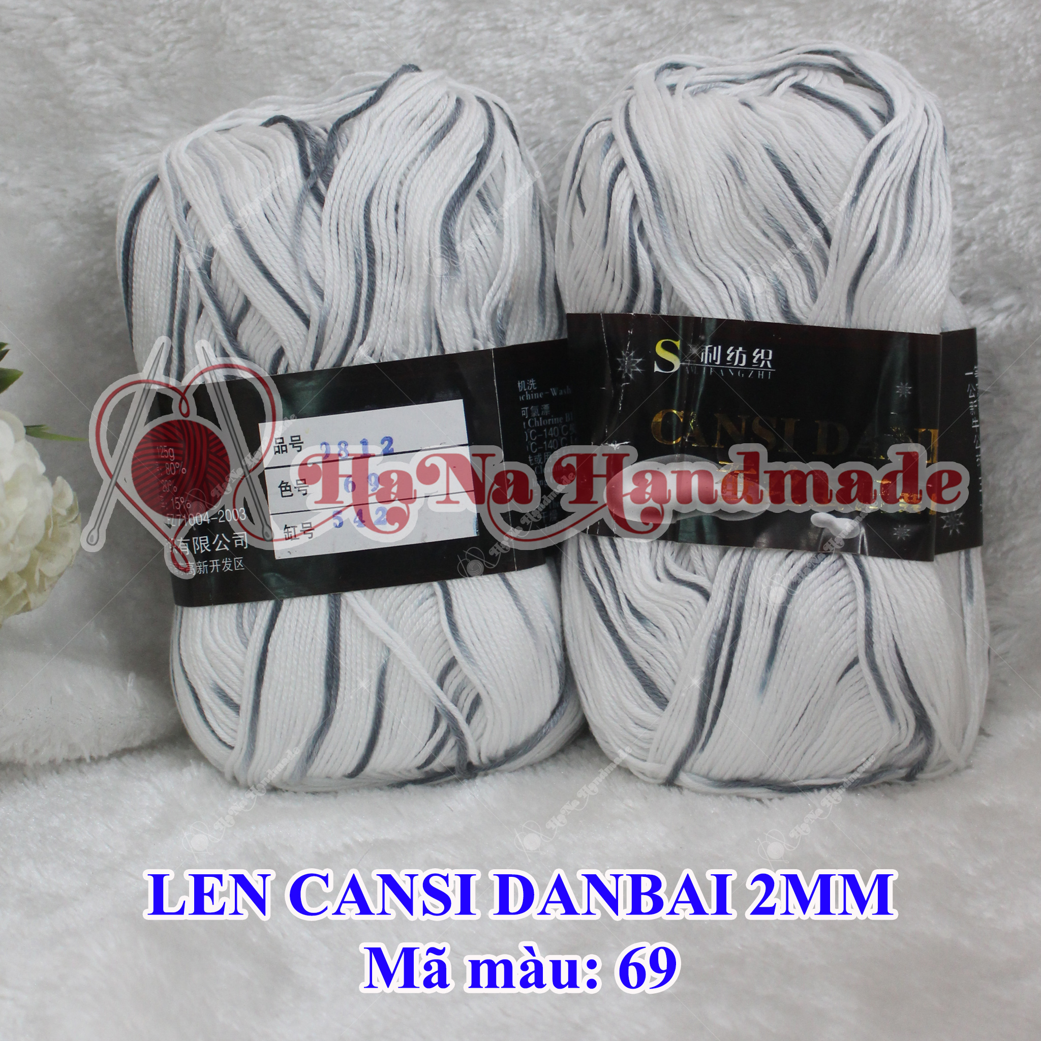 Len Cansi (42k/cuộn/125g) 2mm