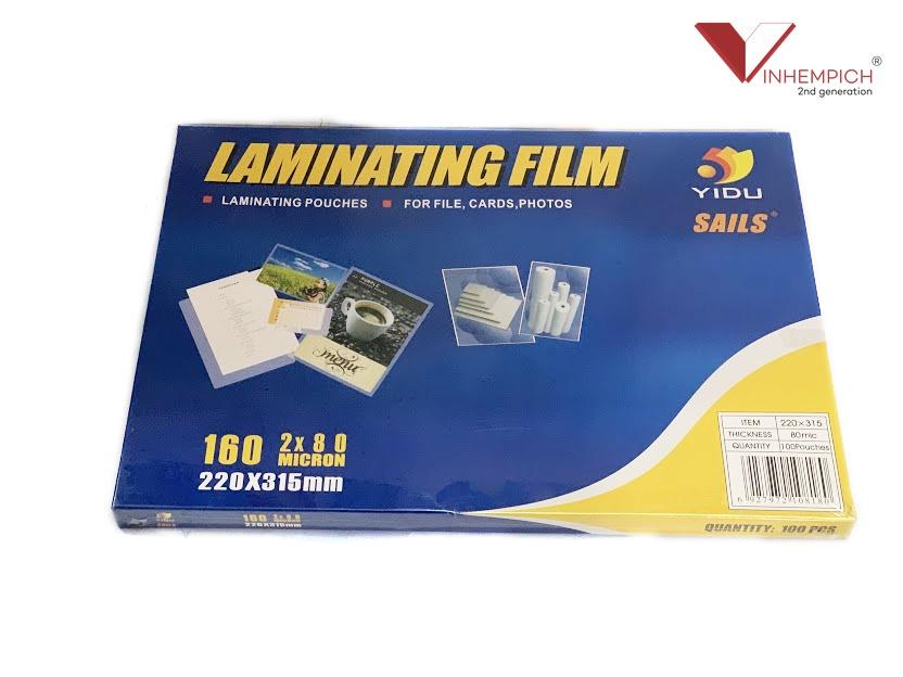 Giấy ép Plastic Màng ép Plastic 80MIC A4 Yidu