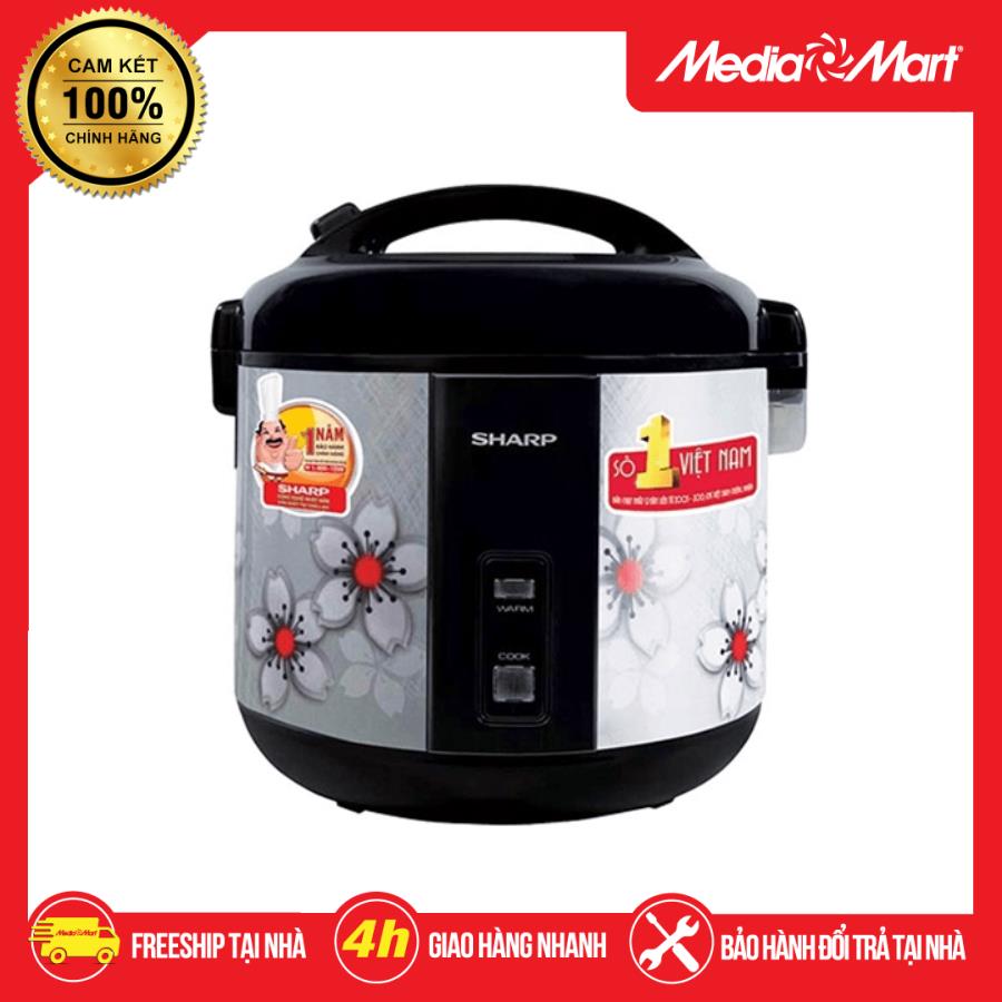Nồi cơm điện cơ 1,8L Sharp KS-NR181STV "SS"