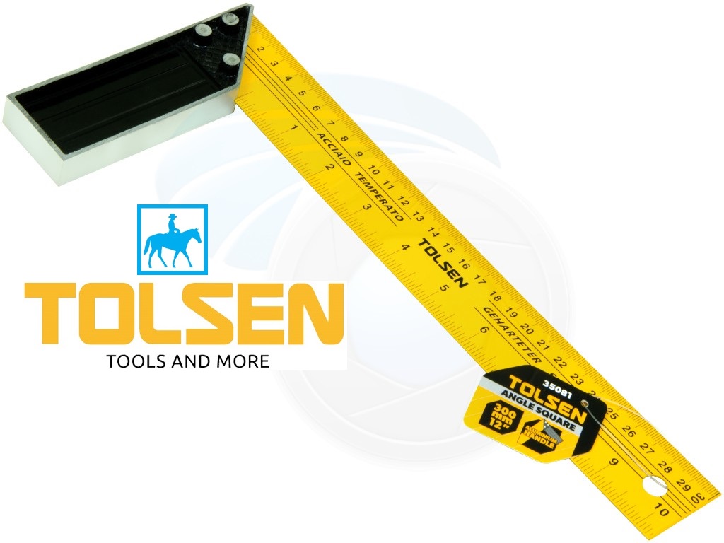 Wadfow Tolsen 35081 300mm 12Inch Square Angle Ruler