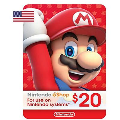[HCM]Thẻ Nintendo eShop 20 USD Hệ US