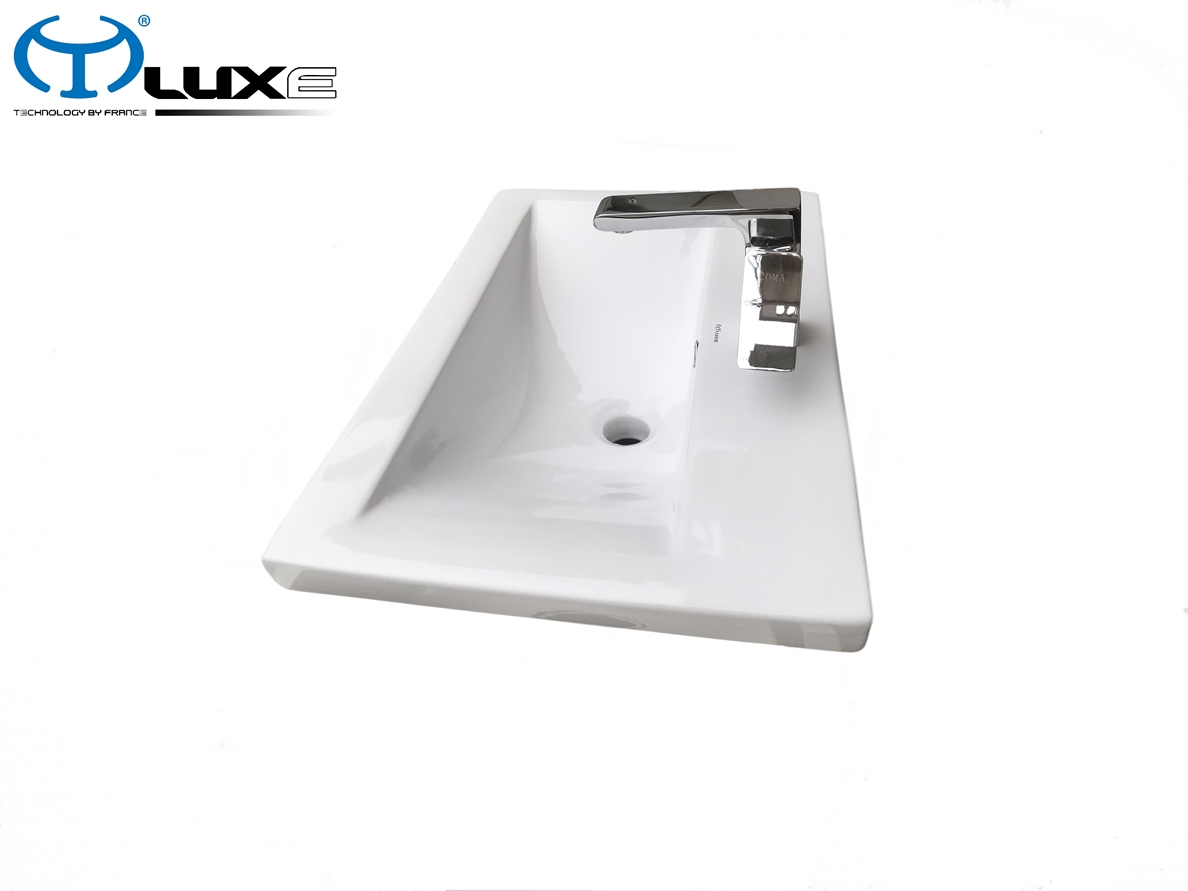 Chậu lavabo bàn đá cao cấp LUXE C14