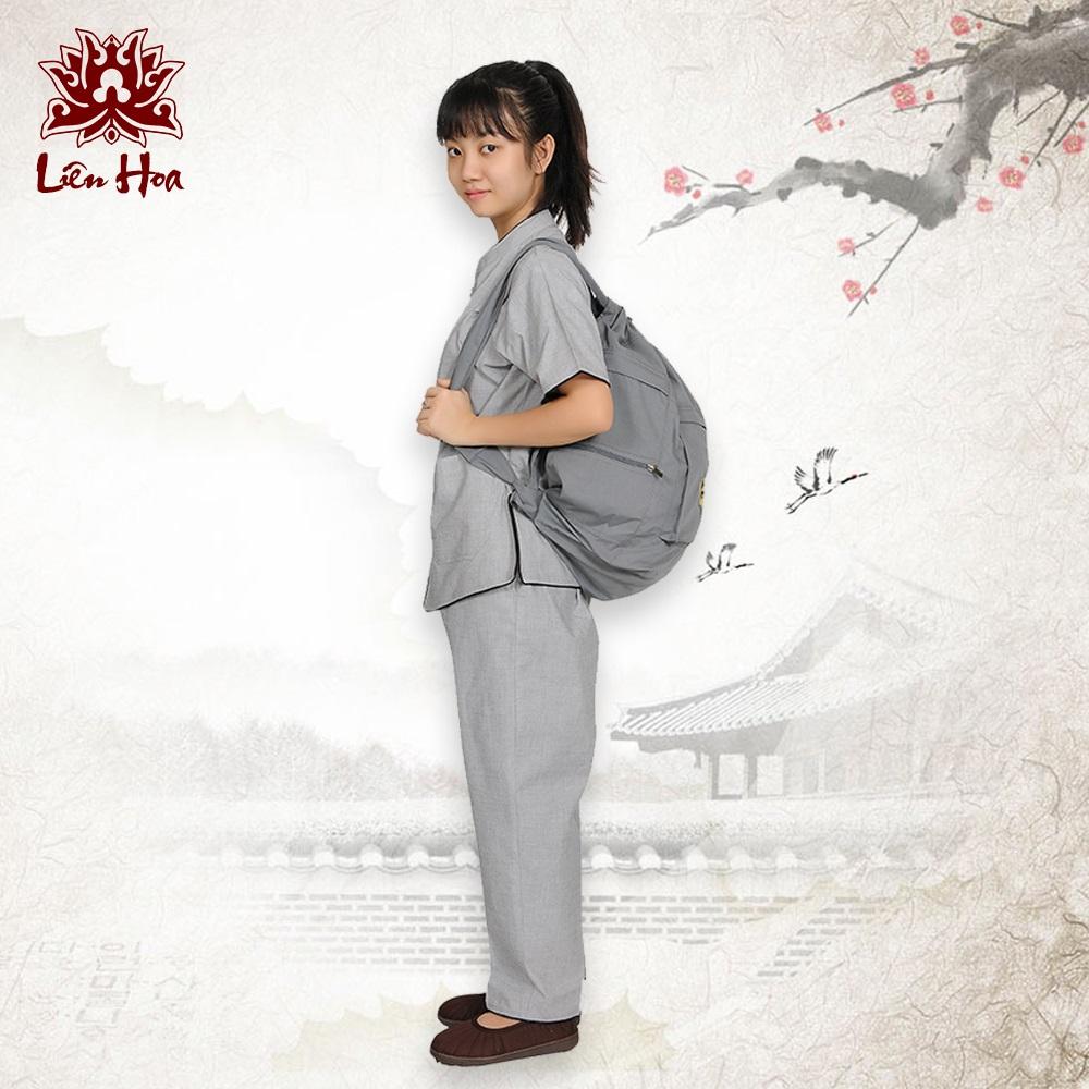 Túi vải ba lô đi chùa