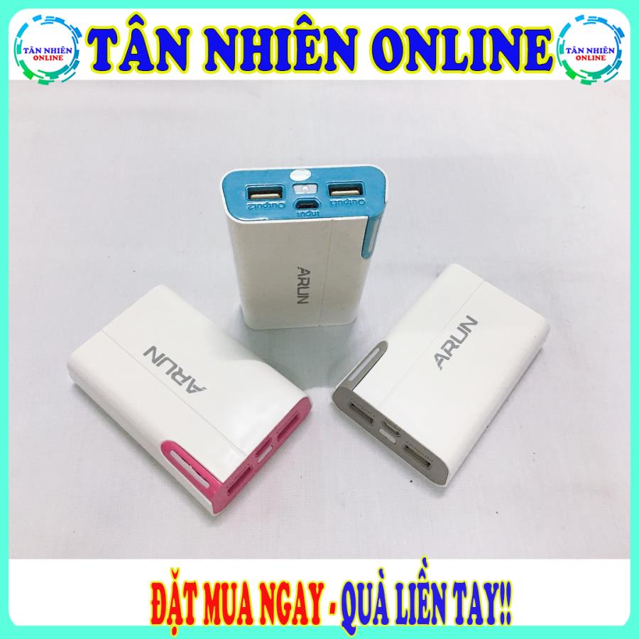 Pin dự phòng arun 8.400mah chất lượng sạc là đầy