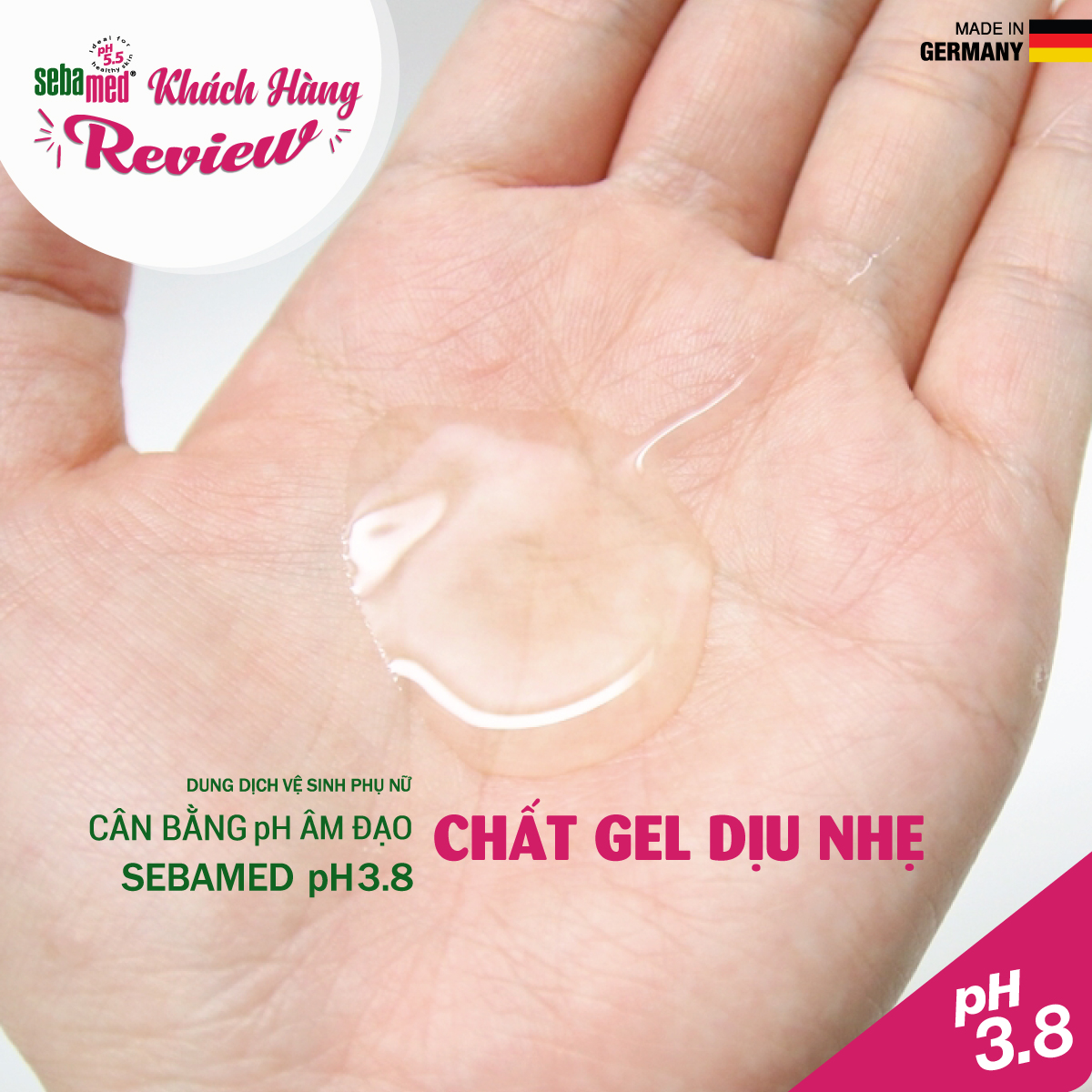 Dung dịch vệ sinh phụ nữ Sebamed 200ML [Nhập Khẩu Chính Hãng]