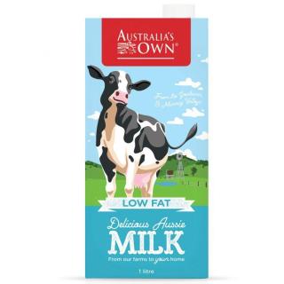 [Combo 4] Sữa tươi tiệt trùng Australia s Own Ít Béo 1L, không đường, nhập khẩu chính hãng từ Úc thumbnail