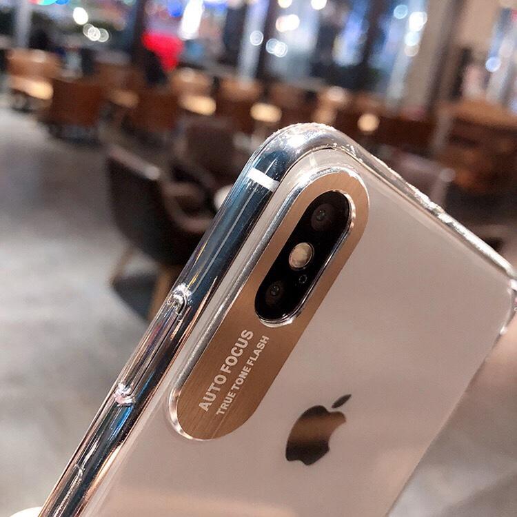 Ốp lưng dẻo trong iPhone X - IPX - Ốp lưng bảo vệ camera Auto focus