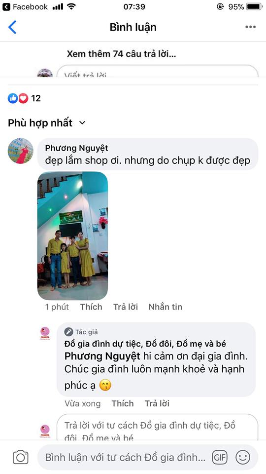 [HCM]Đồng phục gia đình - 4 người