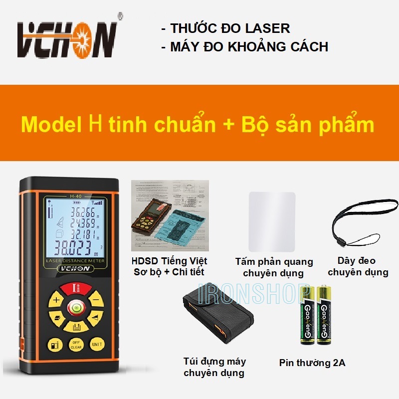 Laser distance meter.