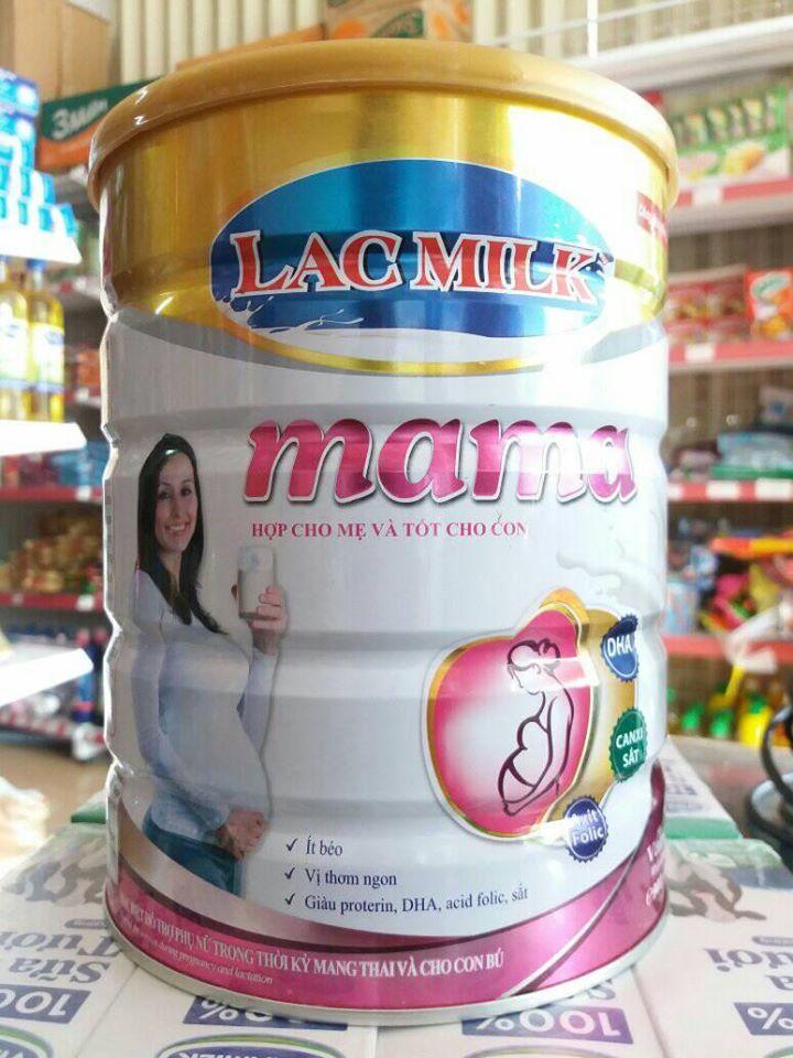 Sữa bà bầu LACMILK MAMA 900G