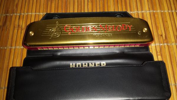 Kèn Harmonica Hohner Golden Melody Tremolo key C