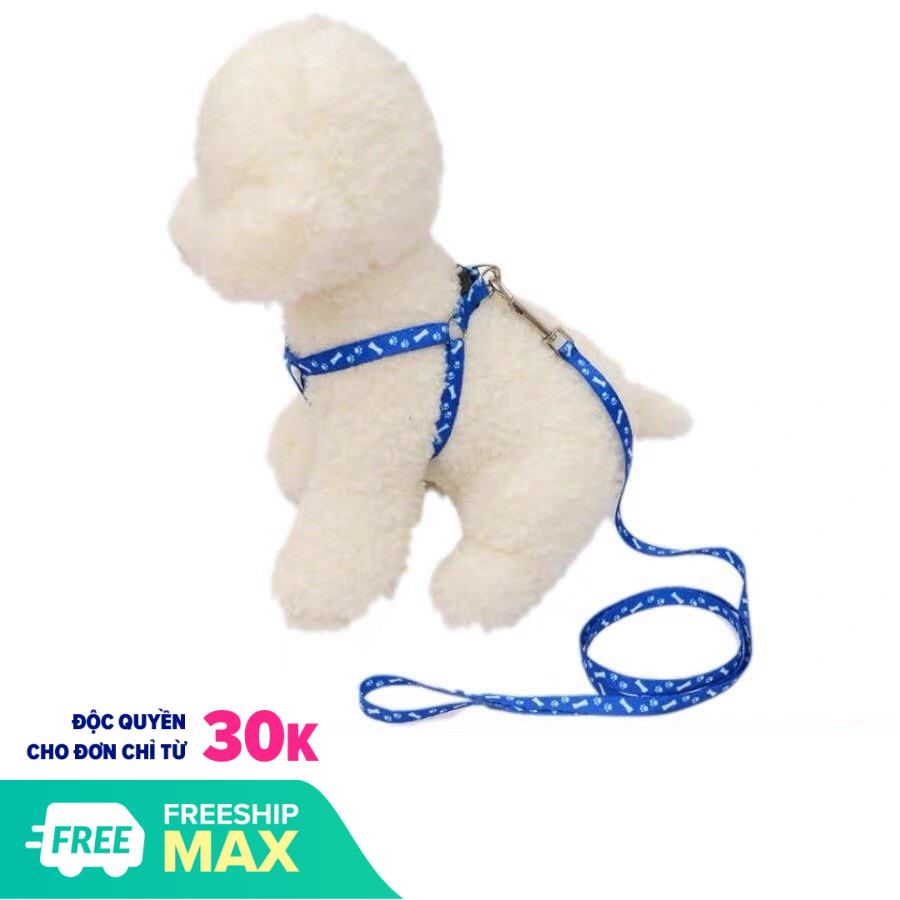 HN- Dây dắt chó mèo (2 size) bản mỏng 1 lớp -Dâyyếm đai yên ngựa nhỏ xinh cho chó mèo nhỏ /Dâydắt chó đi dạo