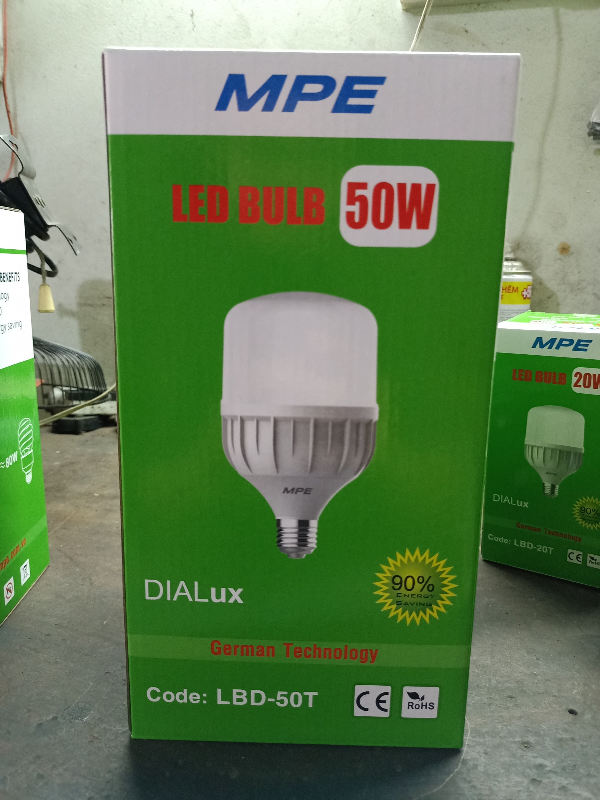 Bóng đèn led buld mpe 50w - lbd50